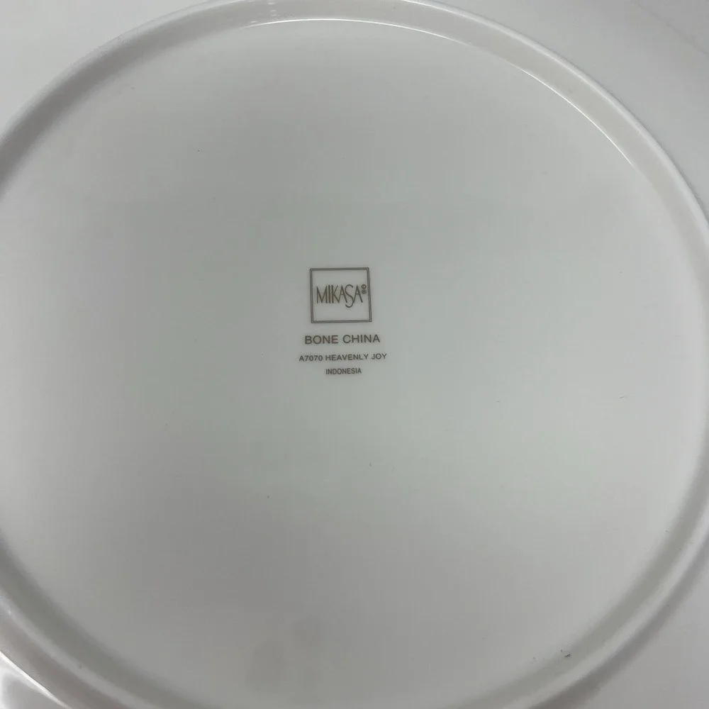 Mikasa‎ Christmas  Cake Plate and Server Holiday Angel Heavenly Joy Open Box